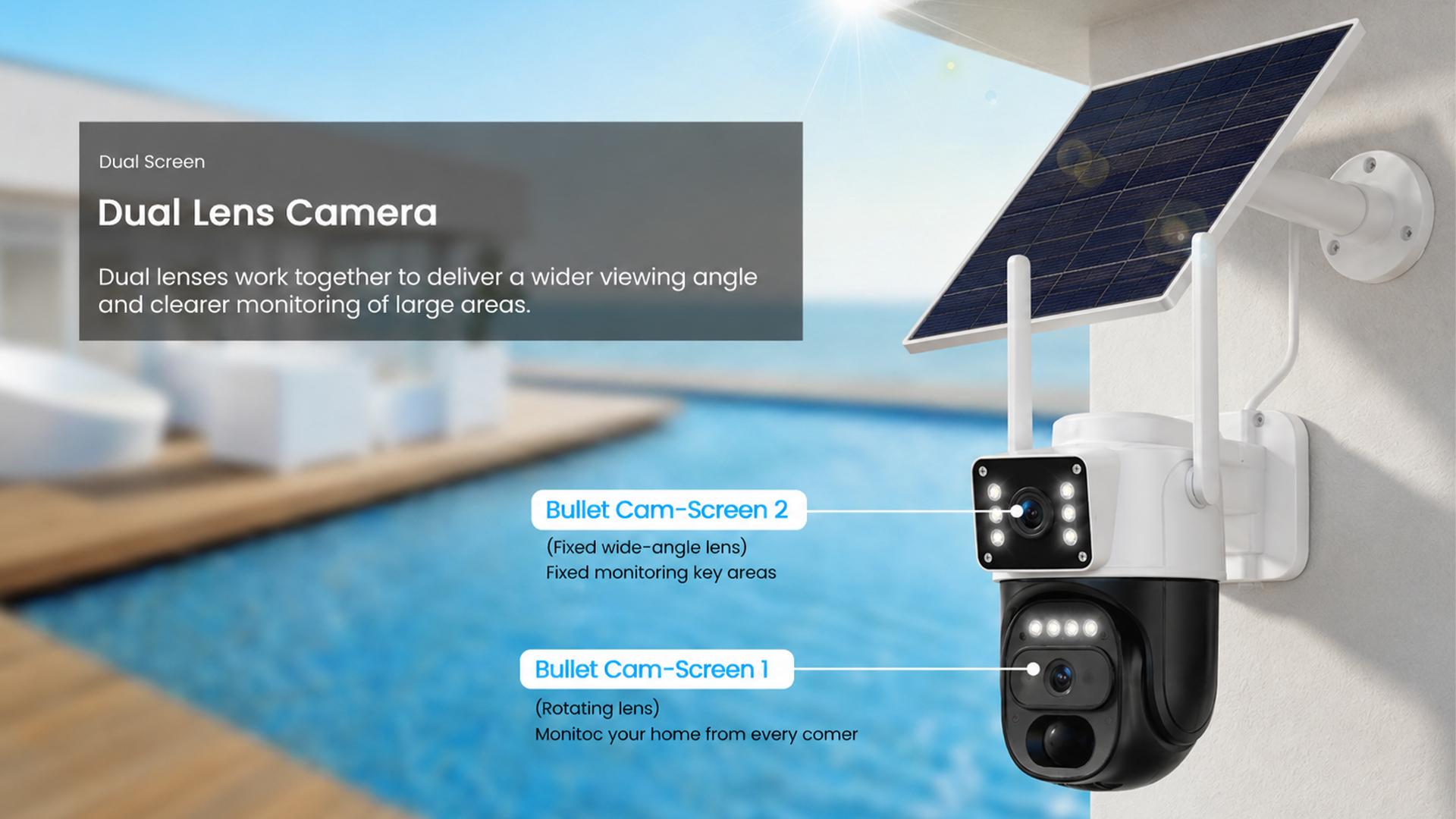 Hawkray 4G LTE Cellular Solar Security Camera Wireless Outdoor, No WiFi Solar Powered Camera, 360° Live View, 2K Color Night Vision, PIR Motion Sensor, 2 Way Talk, Built in SIM Card,father'sdaygifts Hawkray 4G LTE Cellular Solar Security Camera Wireless Outdoor, No WiFi Solar Powered Camera, 360° Live View, 2K Color Night Vision, PIR Motion Sensor, 2 Way Talk, Built in SIM Card,father'sdaygifts