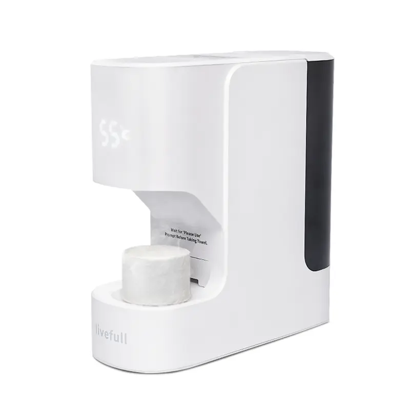 Instant Hot Towel Warmer Machine – 5s Fast Heating & Automatic Towel Dispensing