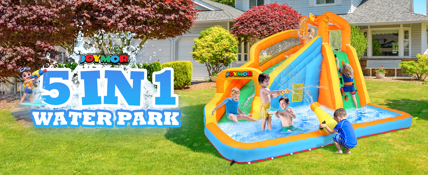 Elephant inflatable water park