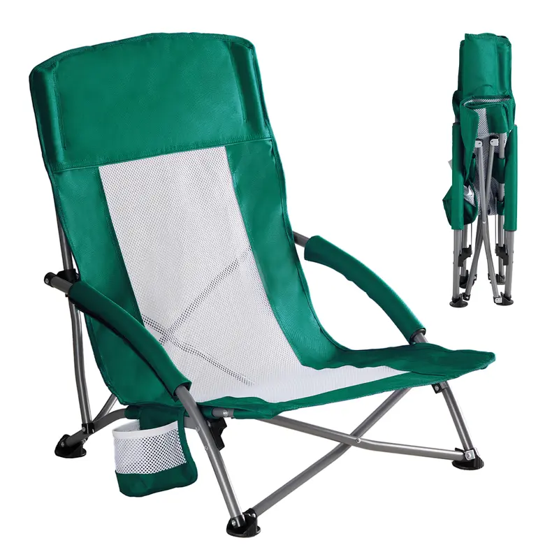 Comfort Folding Camping Chair with Steel Frame and Oxford Fabric
