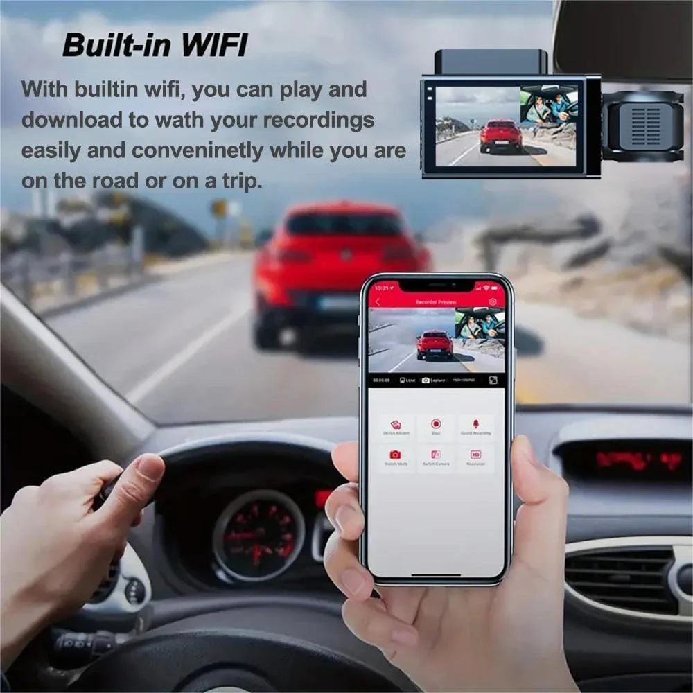 3 Channel Dash Cam