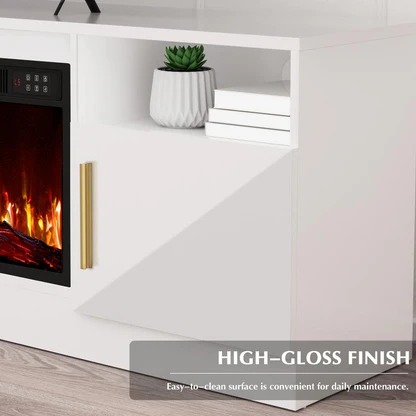 70 Inch Electric Fireplace TV Stand
