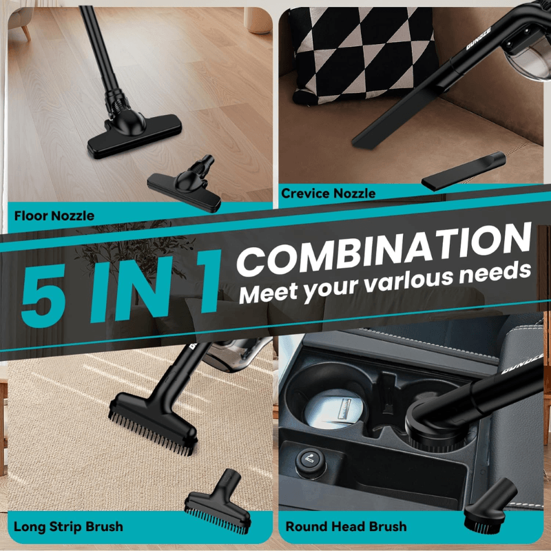 5 in 1 Handheld Electric Vacuum Cleaner