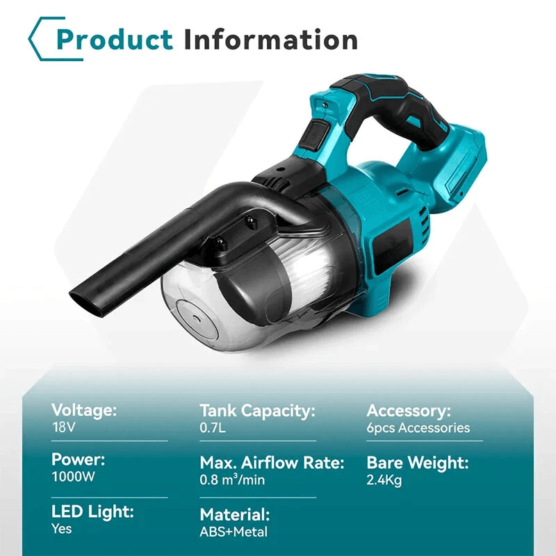 5 in 1 Handheld Electric Vacuum Cleaner
