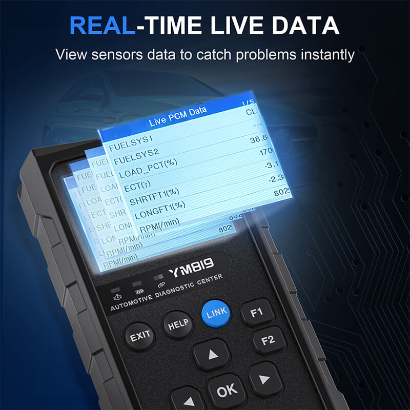 OBD2 Wireless Scanner & Car Diagnostic Tool