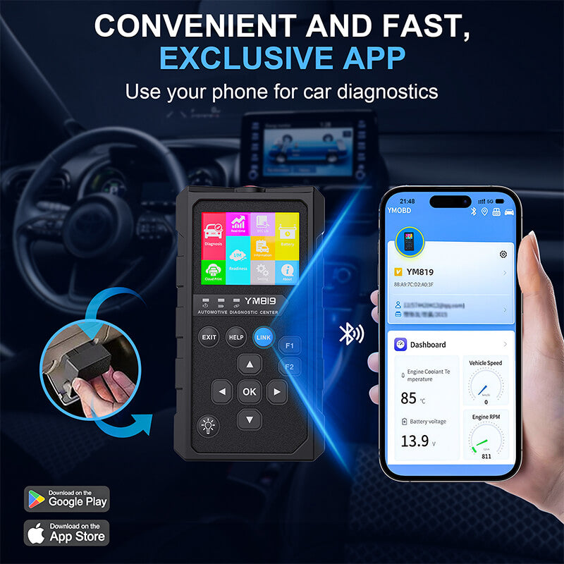 OBD2 Wireless Scanner & Car Diagnostic Tool