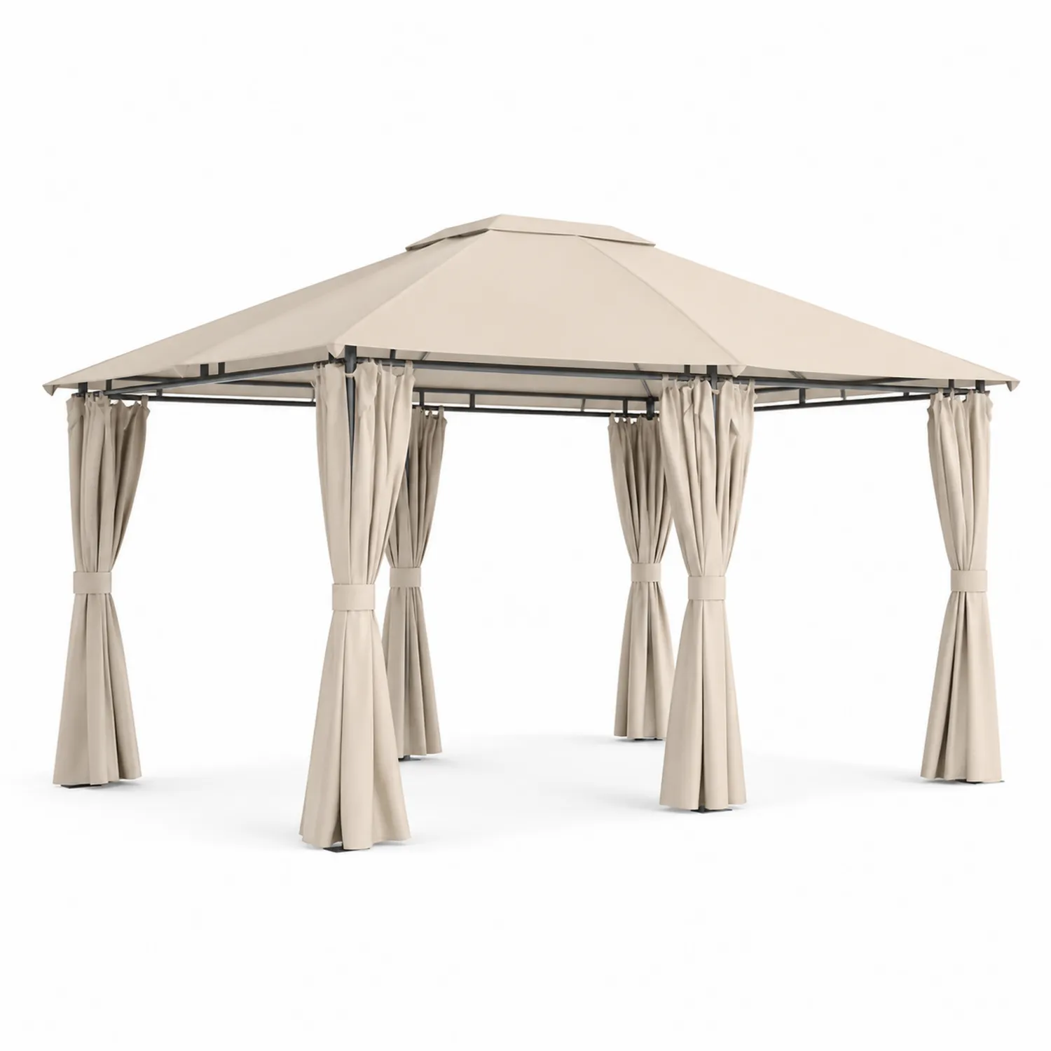 Gazebo da Giardino in Alluminio e Tessuto 300x400 cm-Veltrivoqor