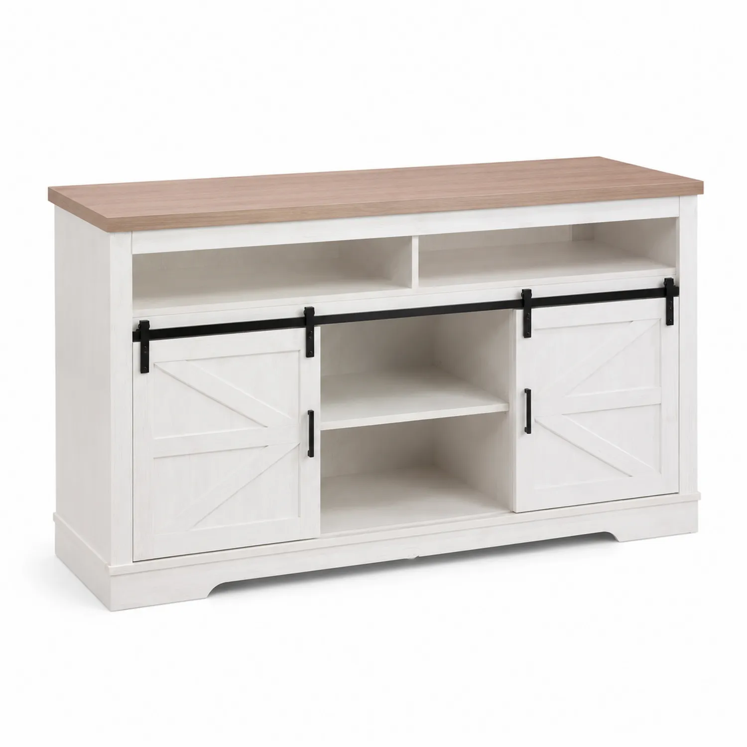 Mobile TV in Legno MDF con Porte Scorrevoli-Veltrivoqor