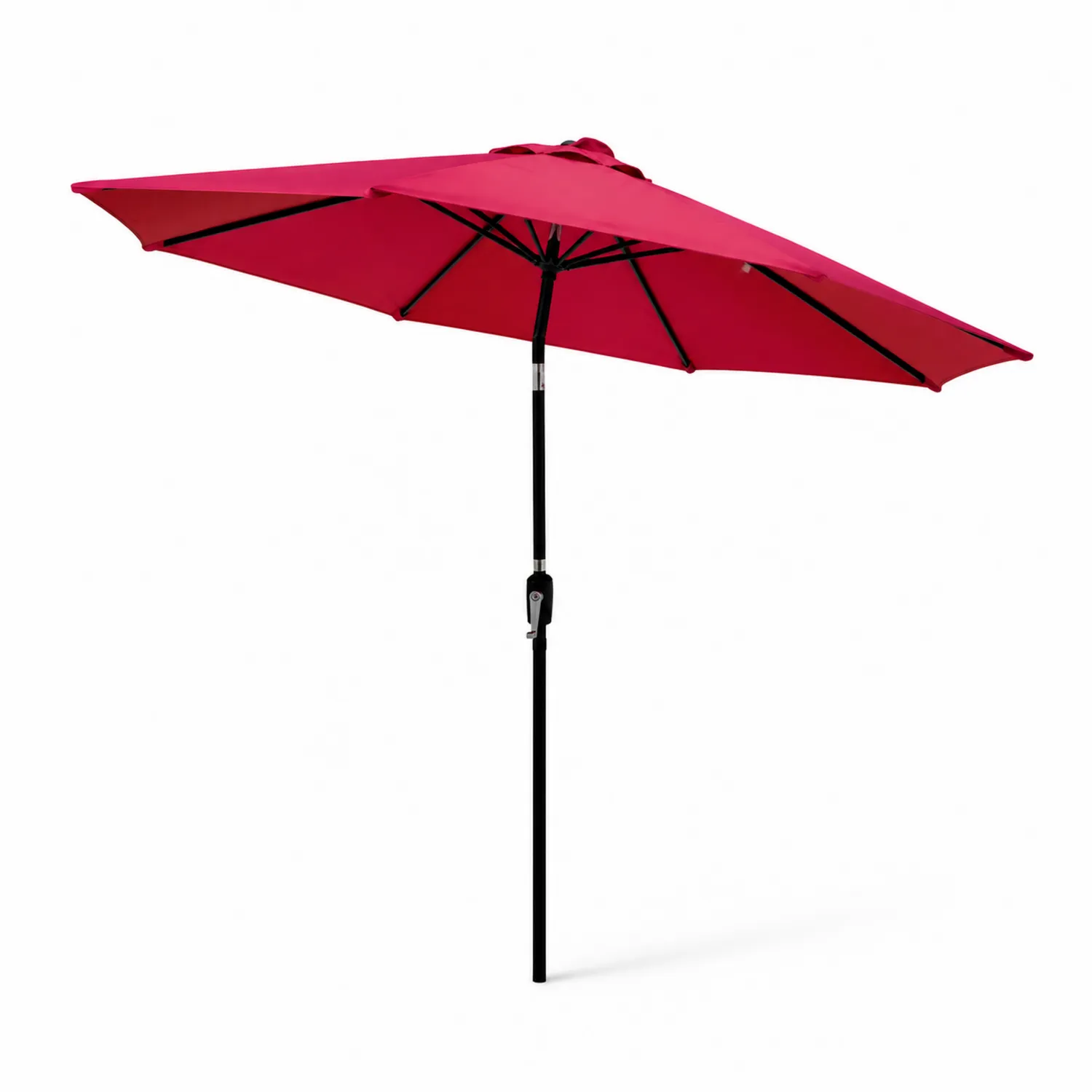 Ombrellone da Giardino Rotondo 300 cm Poliestere Rosso-Veltrivoqor