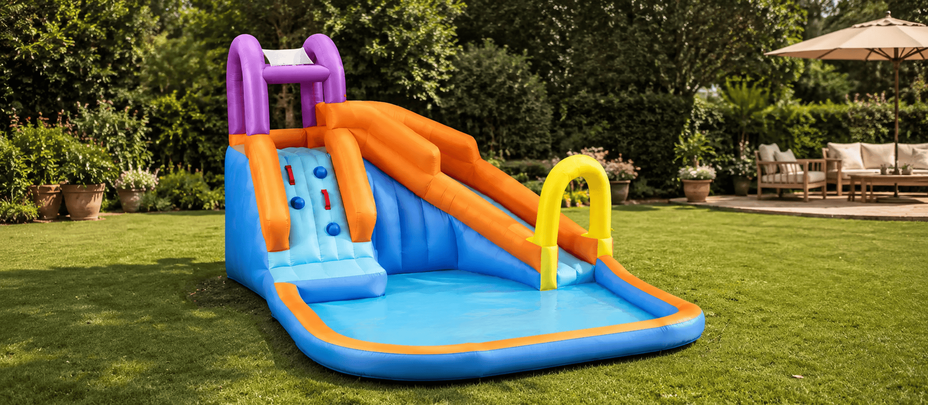 Gonfiabili con scivolo