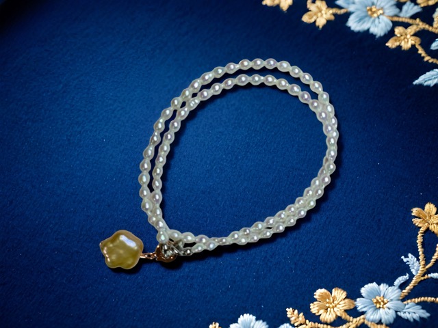 Ever-Shifting Pearls--Golden Stream & Moon Halo Multi-Wear Pearl Necklace-Yasvitti Pearl Jewelry