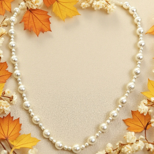 Pure Luster Linked Pearls--AAAAA+ quality 7mm Natural freshwater pearl necklace -Yasvitti Pearl Jewelry