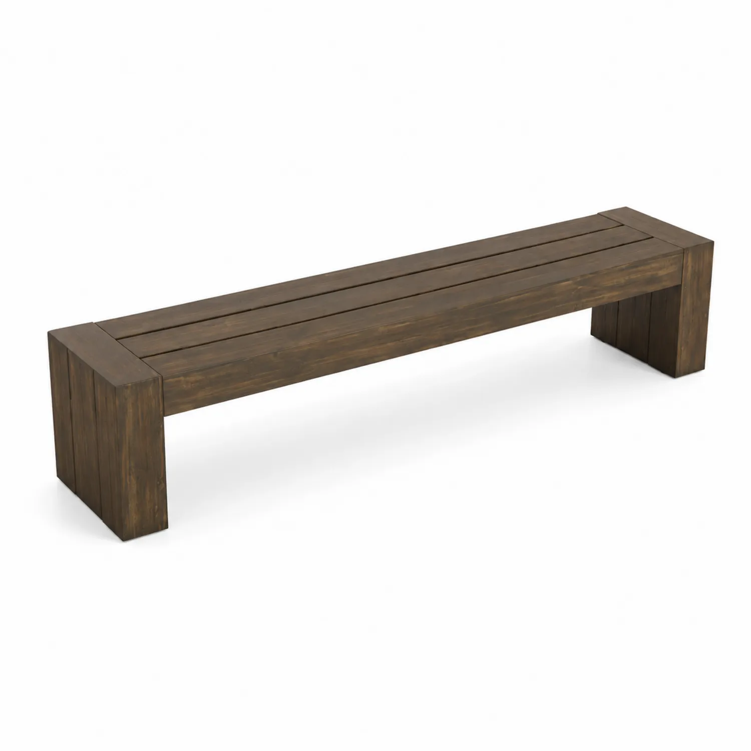 Banc en Bois Marron 180cm-rusticvillae