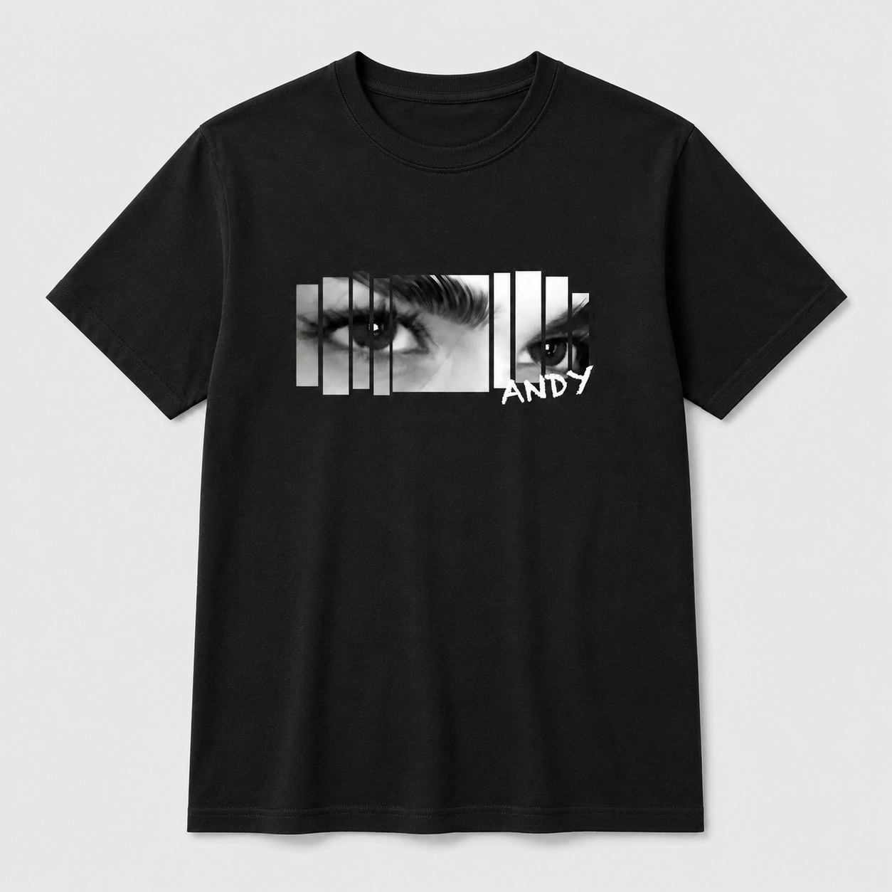 Custom Eyes Shirt, Personalized Girlfriend Eyes Tee, Romantic Photo Shirt Gift for Her