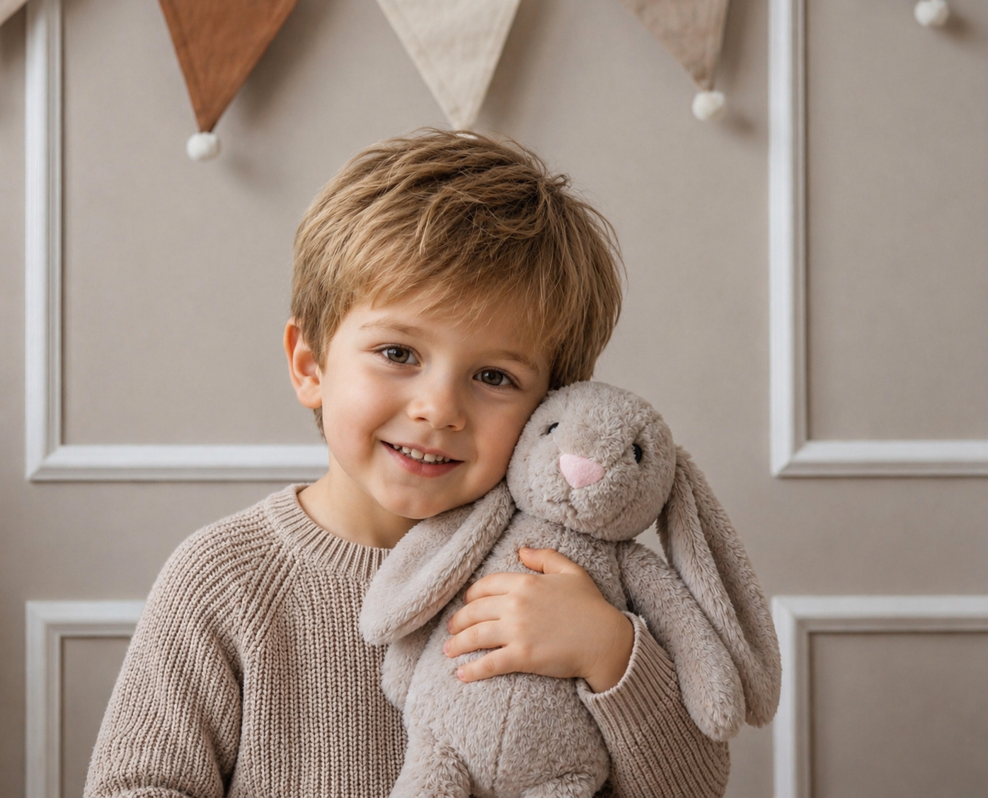 Personalized Bunny Plush, Custom Easter Bunny Gift, Flower Girl Gift