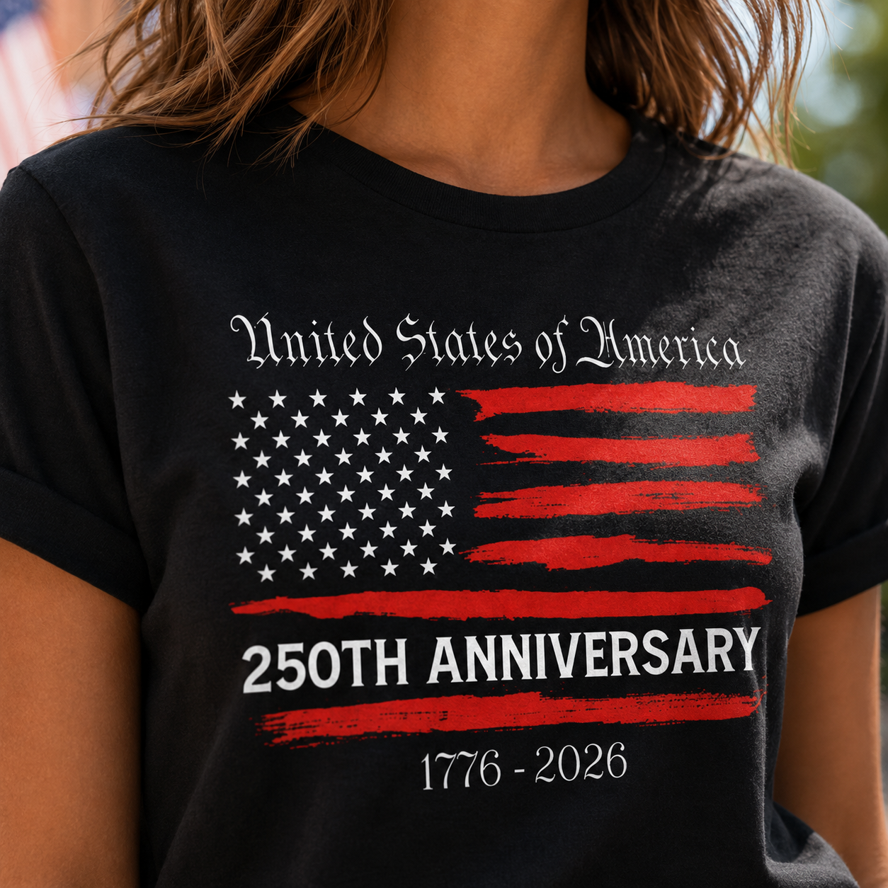 1776 2026 Patriotic T Shirt, 250 Years of American Freedom Tee