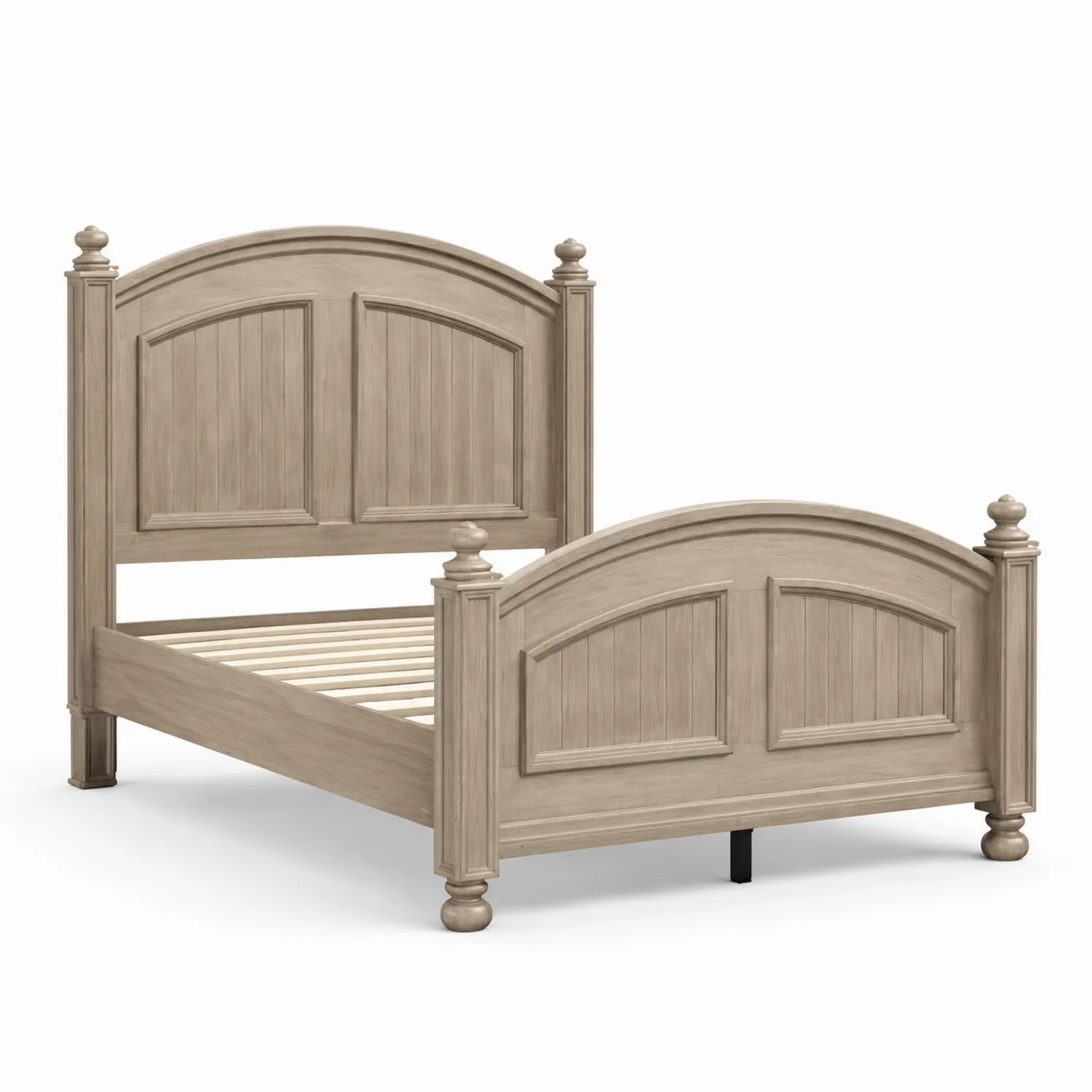 Lit en bois chêne clair 90x190 cm-urbanglowchic