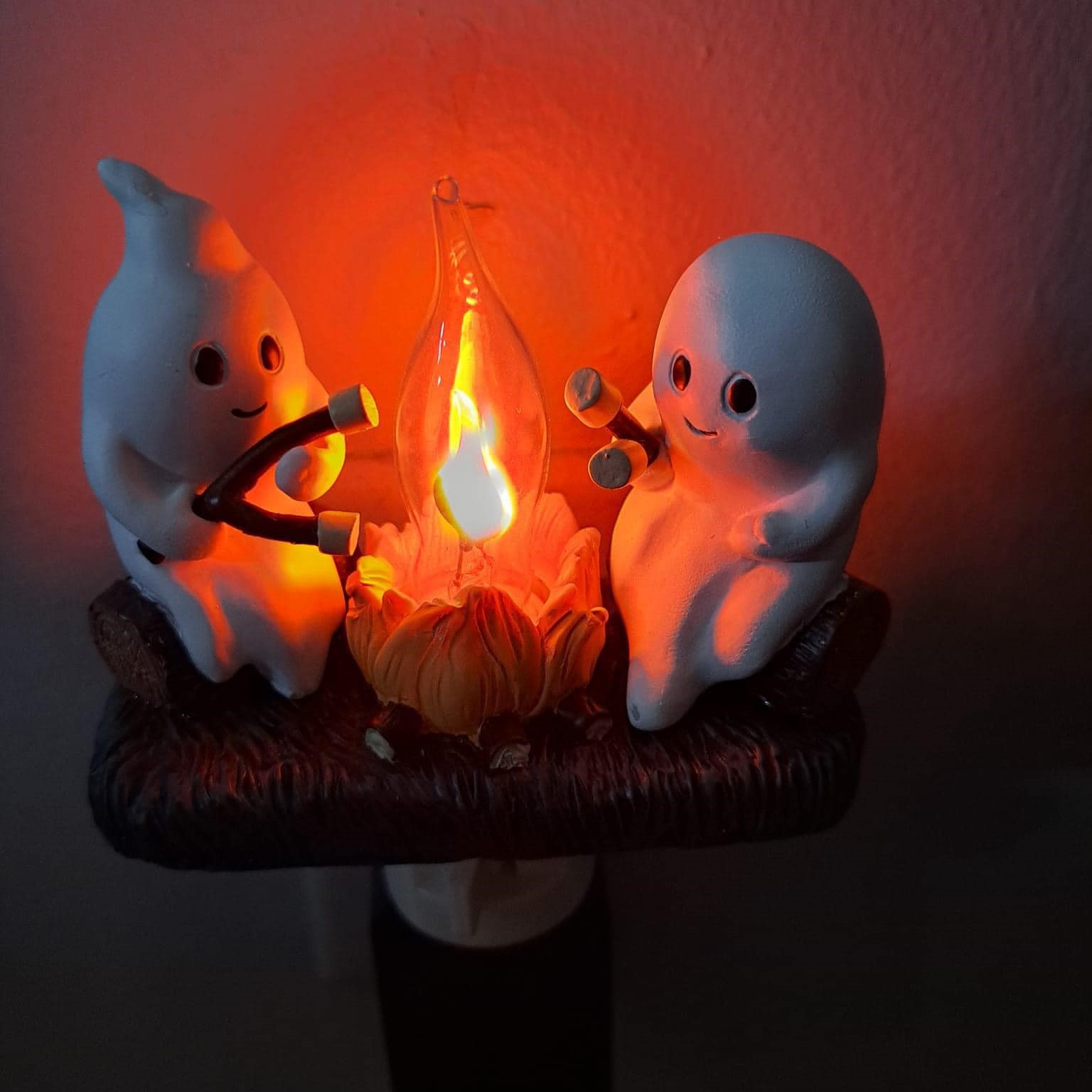 👻BUY ２ GET 2 FREE (4PCS)🔥2024 Ghost Campfire Flickering Nightlight🔥👻