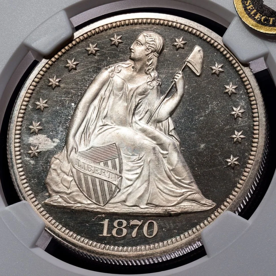 Last 12 Sets 😍 Sold Out Soon! ⏰ 1870-1873-CC Seated Liberty Dollar - A Treasure of American Numismatic History