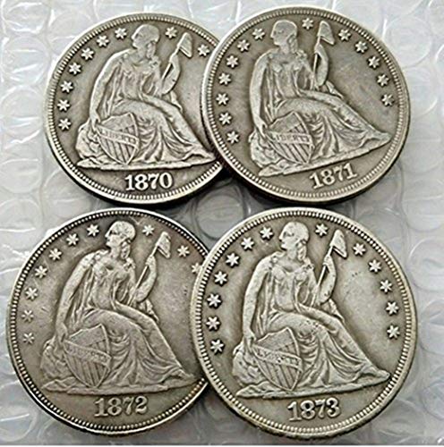 Last 12 Sets 😍 Sold Out Soon! ⏰ 1870-1873-CC Seated Liberty Dollar - A Treasure of American Numismatic History