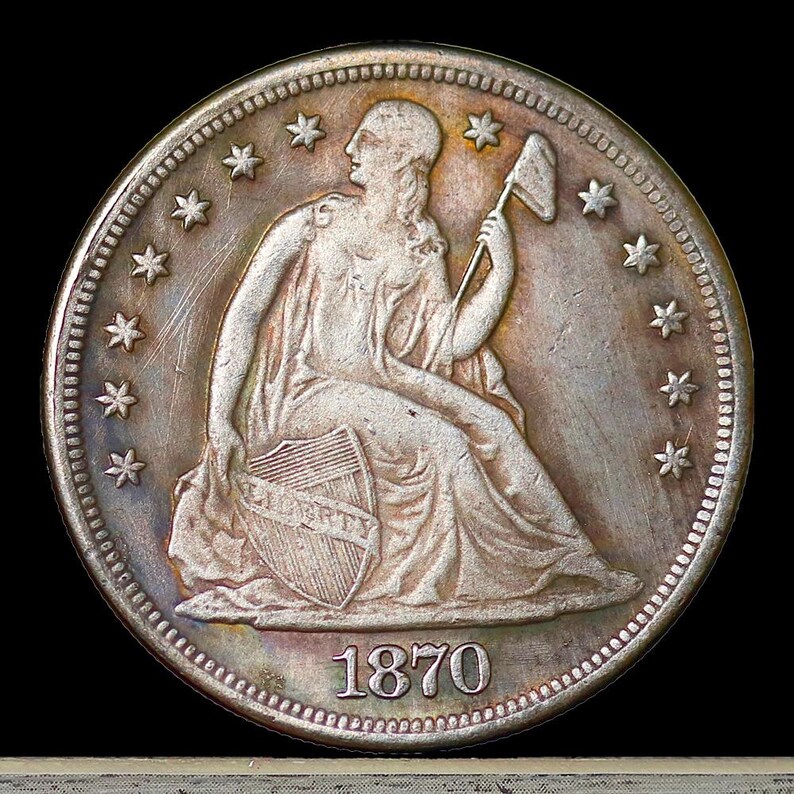 Last 12 Sets 😍 Sold Out Soon! ⏰ 1870-1873-CC Seated Liberty Dollar - A Treasure of American Numismatic History
