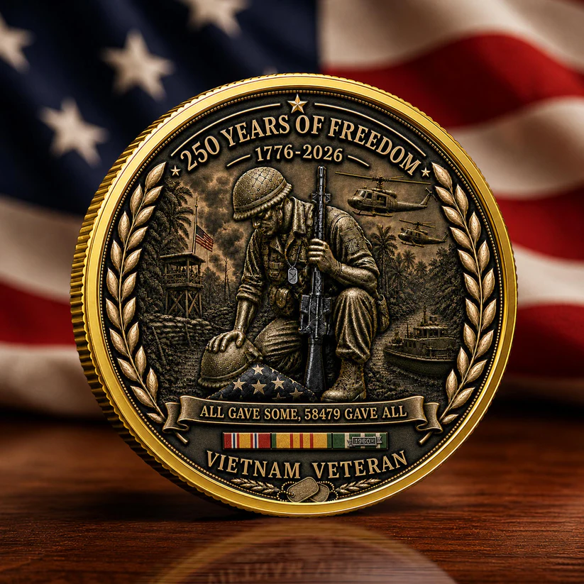 🔥HOT SALES 49 % OFF🔥Vietnam Veteran America 250th Anniversary Commemorative Coin