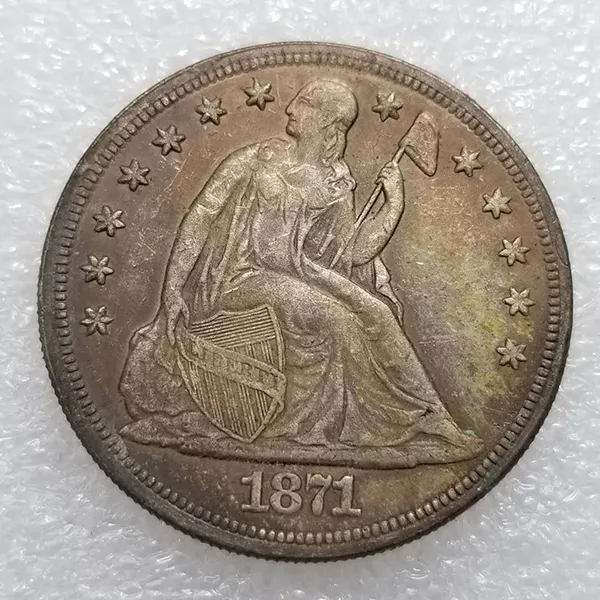 Last 12 Sets 😍 Sold Out Soon! ⏰ 1870-1873-CC Seated Liberty Dollar - A Treasure of American Numismatic History