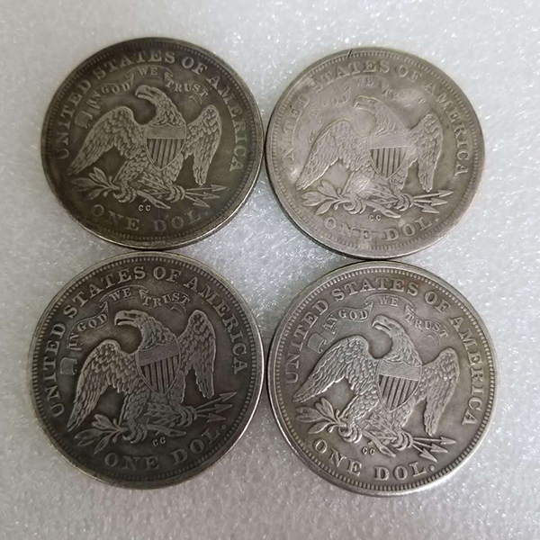 Last 12 Sets 😍 Sold Out Soon! ⏰ 1870-1873-CC Seated Liberty Dollar - A Treasure of American Numismatic History