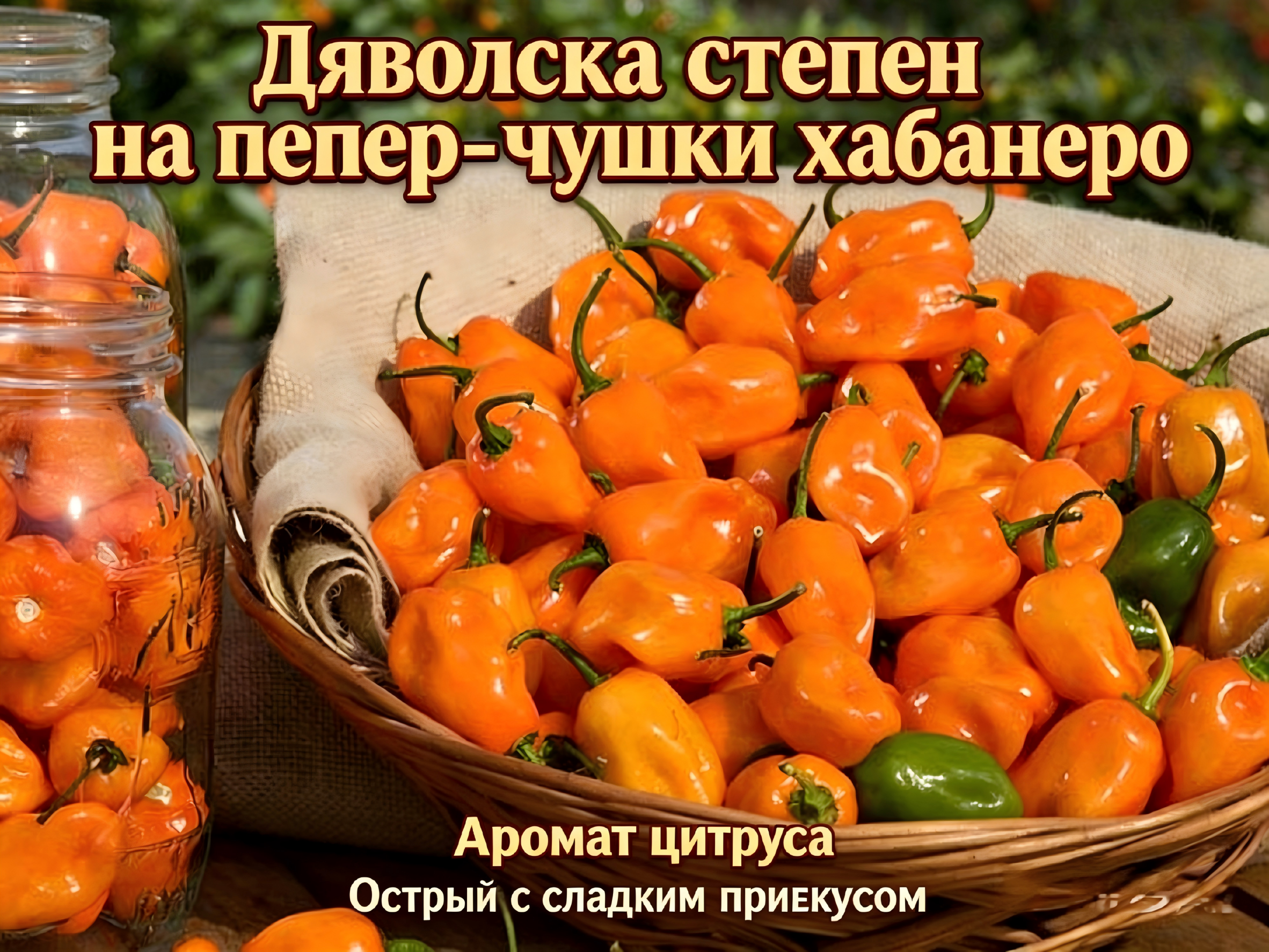 🌶️Семена от чили Habeno - Най-голямото вкусово предизвикателство! 🔥 (100 семена/опаковка)