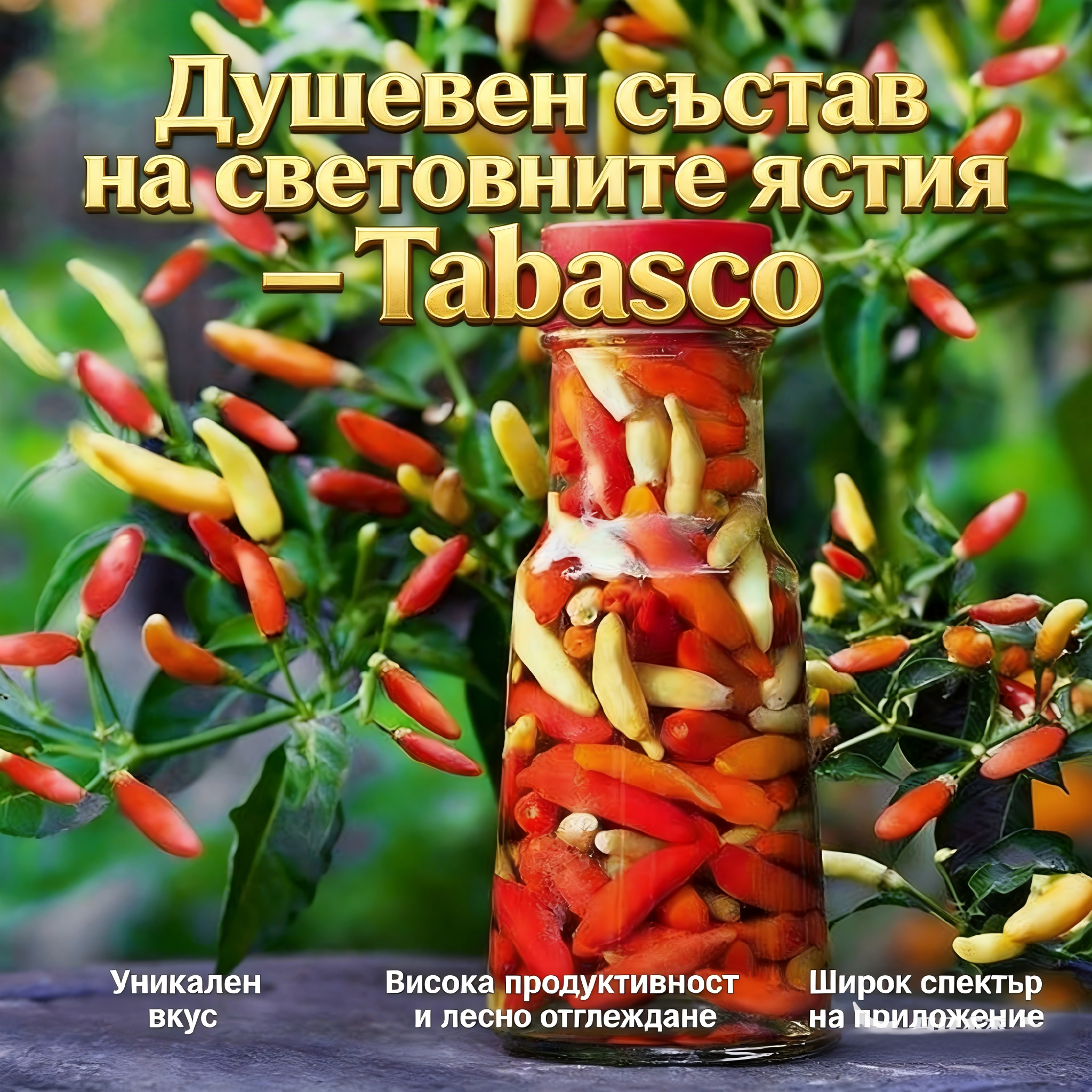 🌶️ Семена от пипер Табаско - съставката на душата на световноизвестните сосове(50 таблетки/опаковка)
