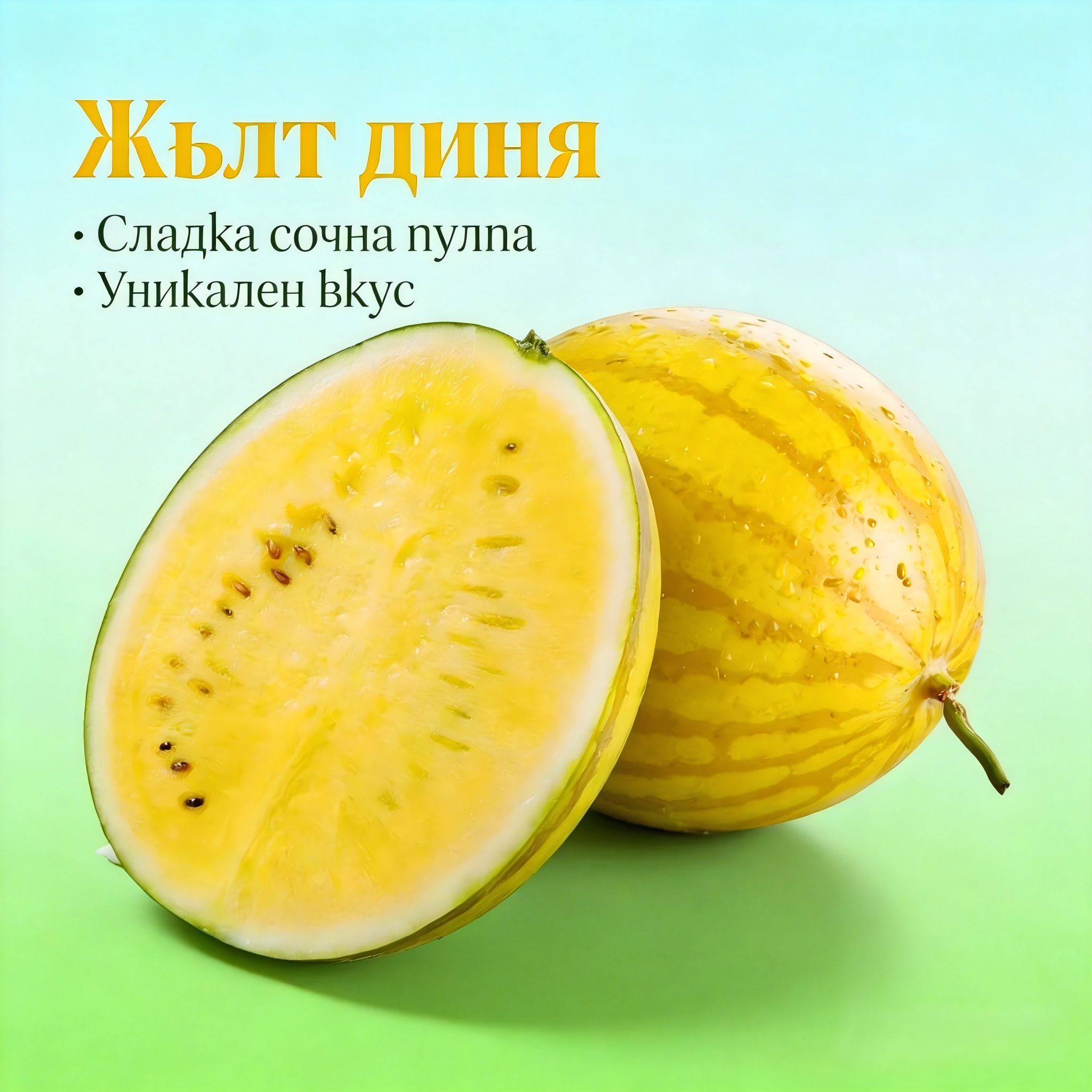 Семена от бонсай пъпеш 🍉Lazy Plant Семена от пъпеш(50 таблетки/опаковка)
