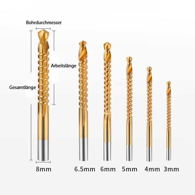 🔥Twist Drill Bit Set – Bohrerset (6-teilig)
