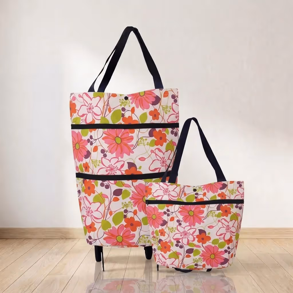 🔥Letzter Tag 50 % Rabatt- Faltbarer 2-in-1-Einkaufswagen 🛍️🛒
