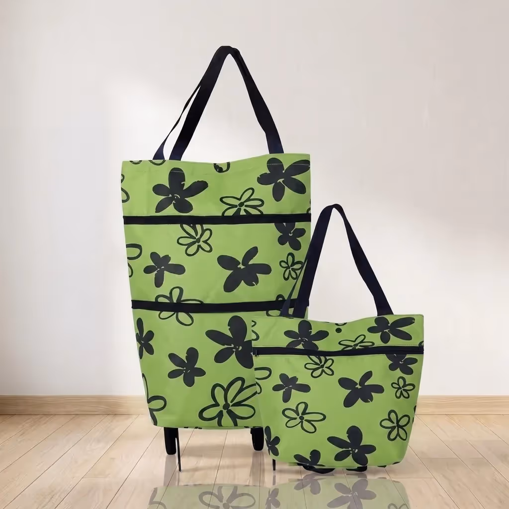 🔥Letzter Tag 50 % Rabatt- Faltbarer 2-in-1-Einkaufswagen 🛍️🛒