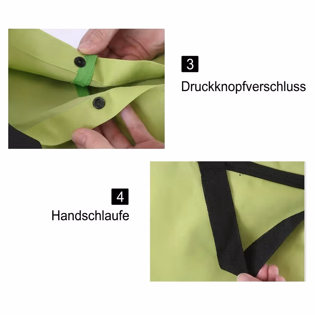 🔥Letzter Tag 50 % Rabatt- Faltbarer 2-in-1-Einkaufswagen 🛍️🛒
