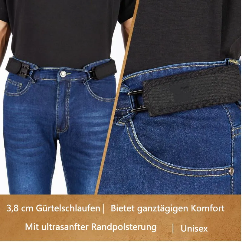 🔥Letzter Tag 50% Rabatt – Taktischer Metallhaken-Gürtel mit elastischem Band (Unisex)
