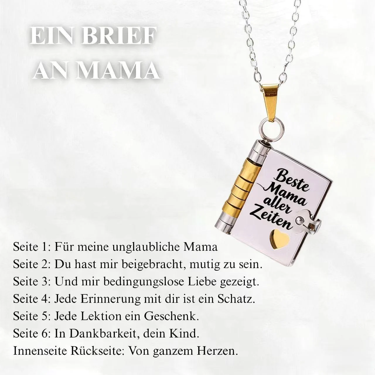 🔥Kaufe 2 Erhalte 1💗Stern-Anhänger 𝐢𝐦 Buchformat