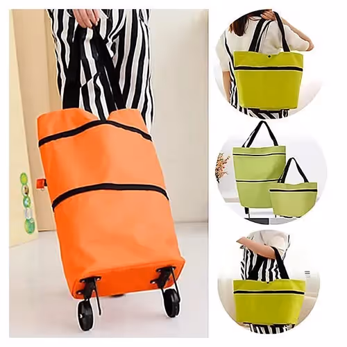 🔥Letzter Tag 50 % Rabatt- Faltbarer 2-in-1-Einkaufswagen 🛍️🛒