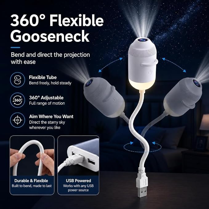✨🌌 Galaxy-Projektor – Intelligenter holografischer 5D-Projektor für Sterne und Ozean