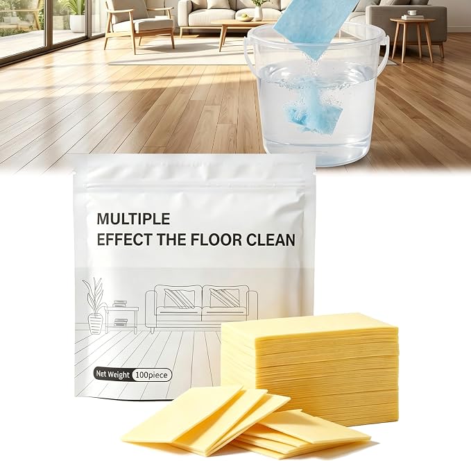 🔥Letzter Tag 50 % Rabatt- 100 Stück Multifunktionale Boden Reinigungstabletten💦