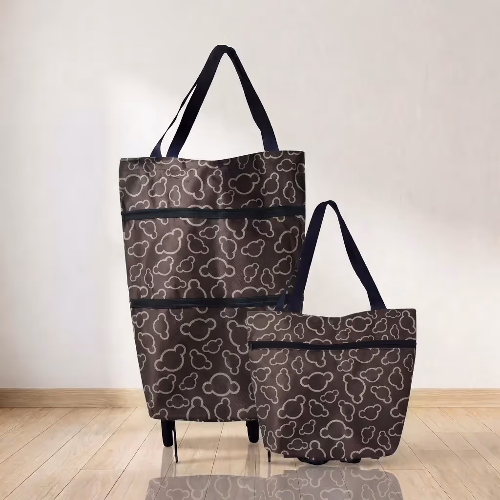 🔥Letzter Tag 50 % Rabatt- Faltbarer 2-in-1-Einkaufswagen 🛍️🛒