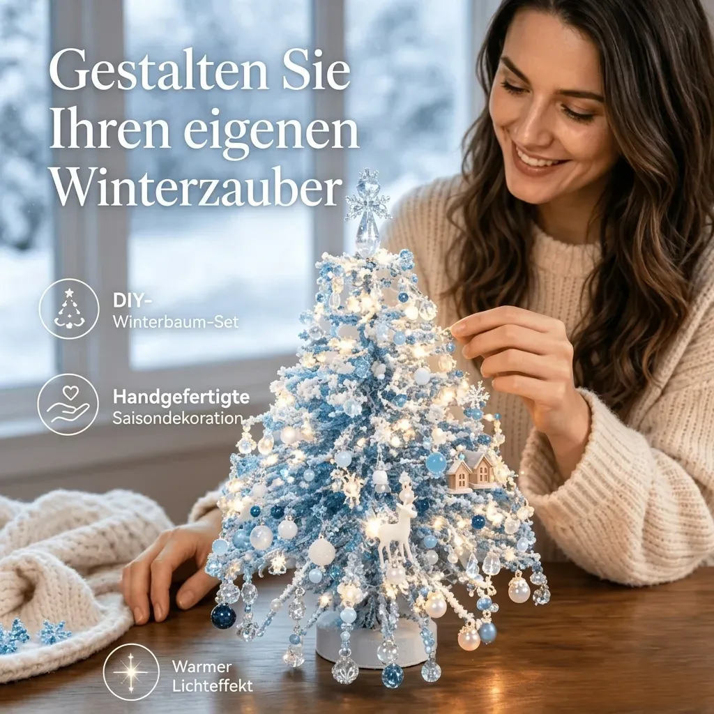 🎄✨DIY-Perlen-Weihnachtsbaum-Schmuck-Bastelset– 🎅Gestalte deine eigene funkelnde Weihnachtsdekoration