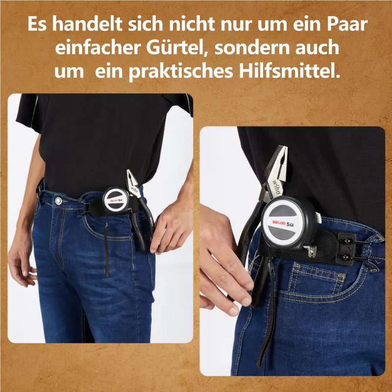 🔥Letzter Tag 50% Rabatt – Taktischer Metallhaken-Gürtel mit elastischem Band (Unisex)