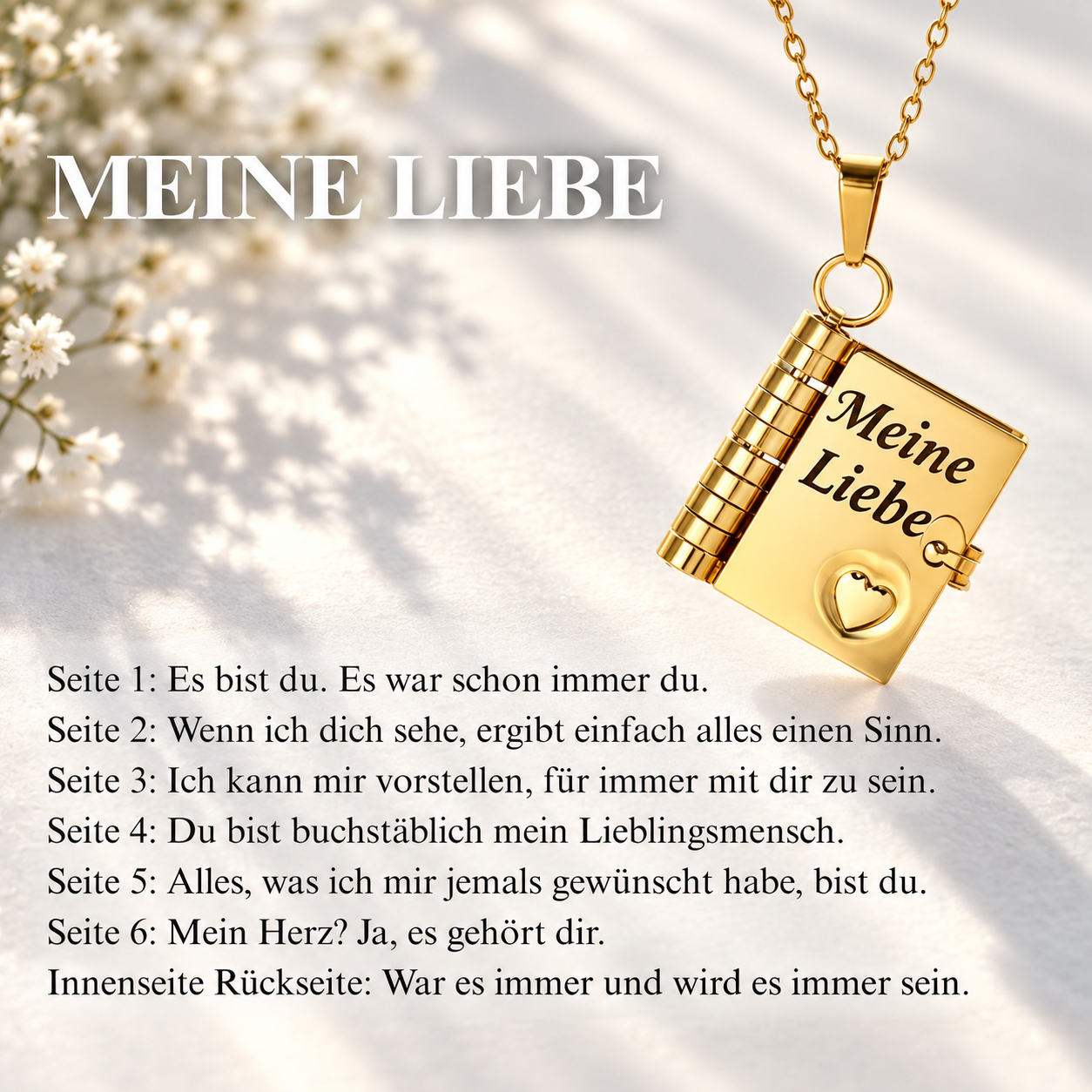 💗Stern-Anhänger 𝐢𝐦 Buchformat 