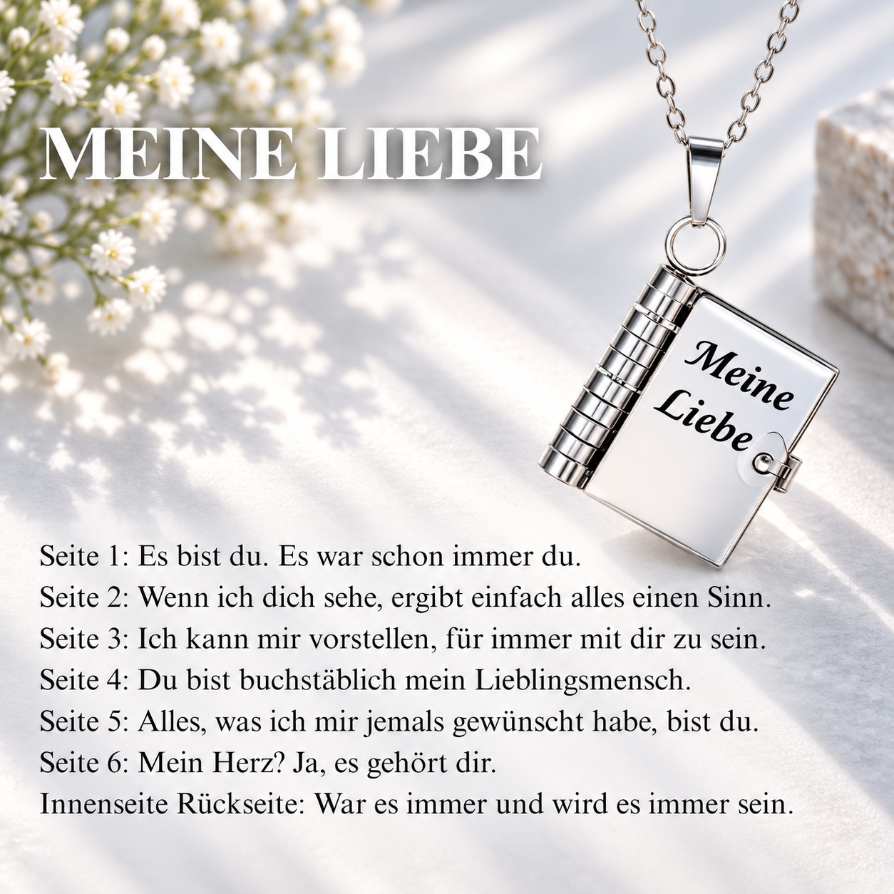 💗Stern-Anhänger 𝐢𝐦 Buchformat 