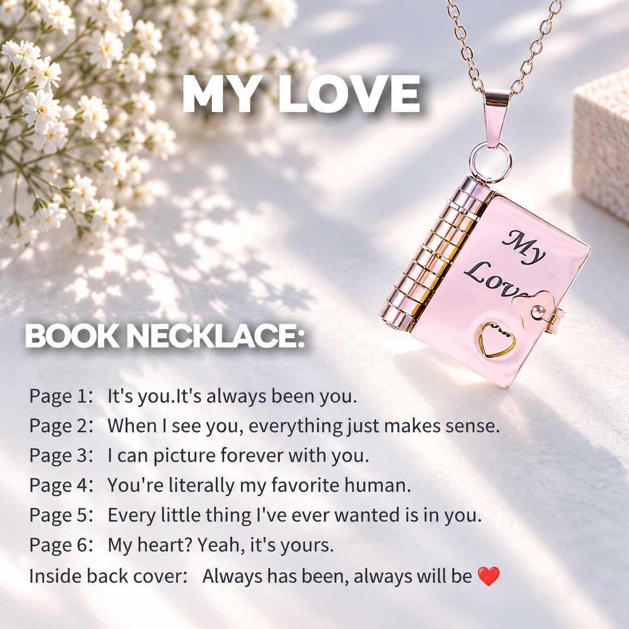 💗Stern-Anhänger 𝐢𝐦 Buchformat 