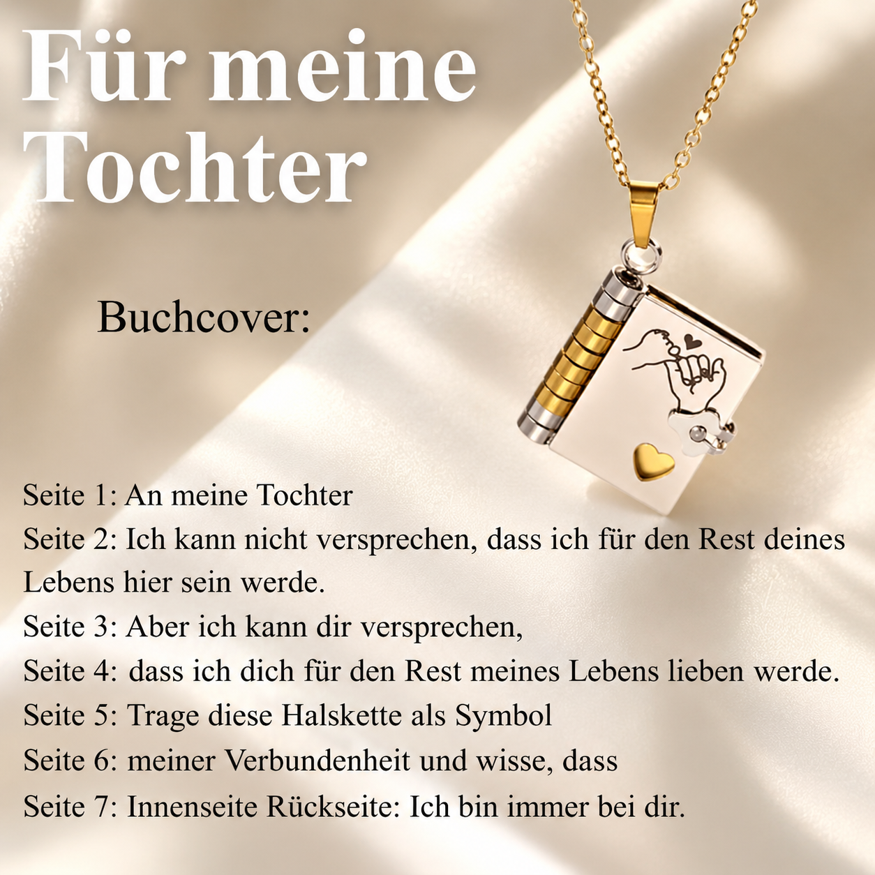 💗Stern-Anhänger 𝐢𝐦 Buchformat 