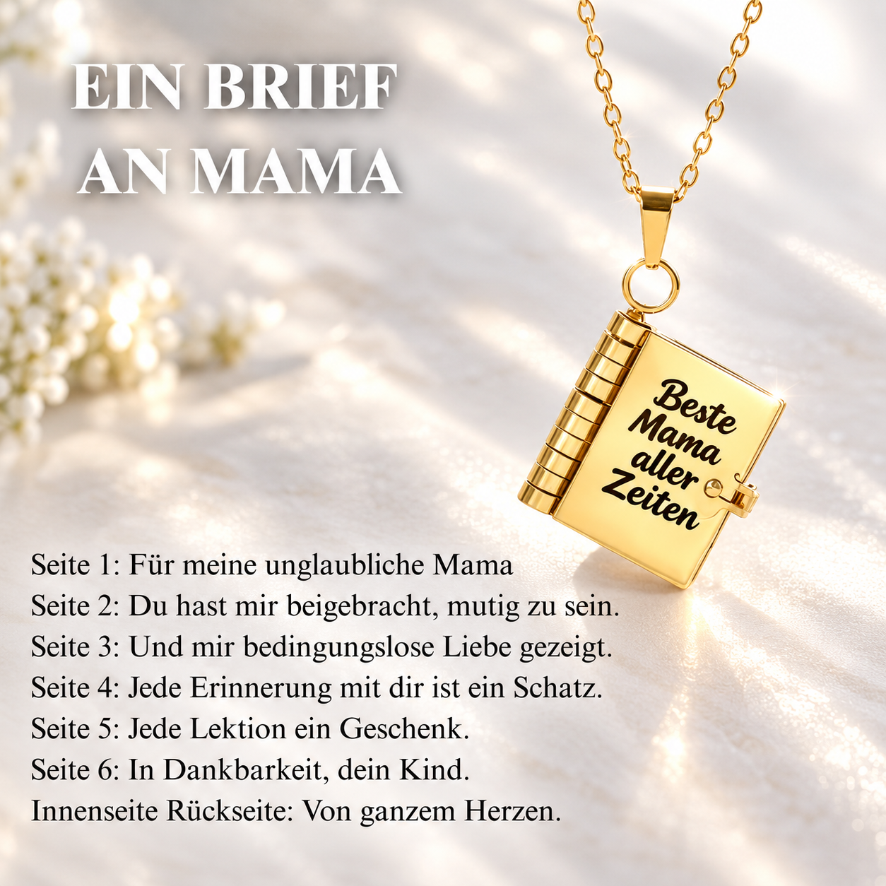 💗Stern-Anhänger 𝐢𝐦 Buchformat 
