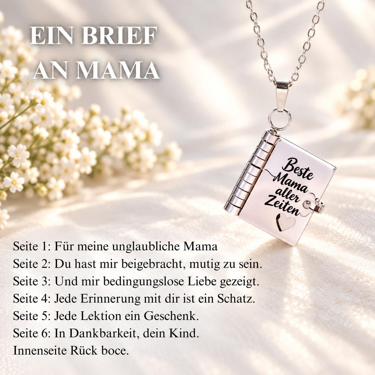 💗Stern-Anhänger 𝐢𝐦 Buchformat 