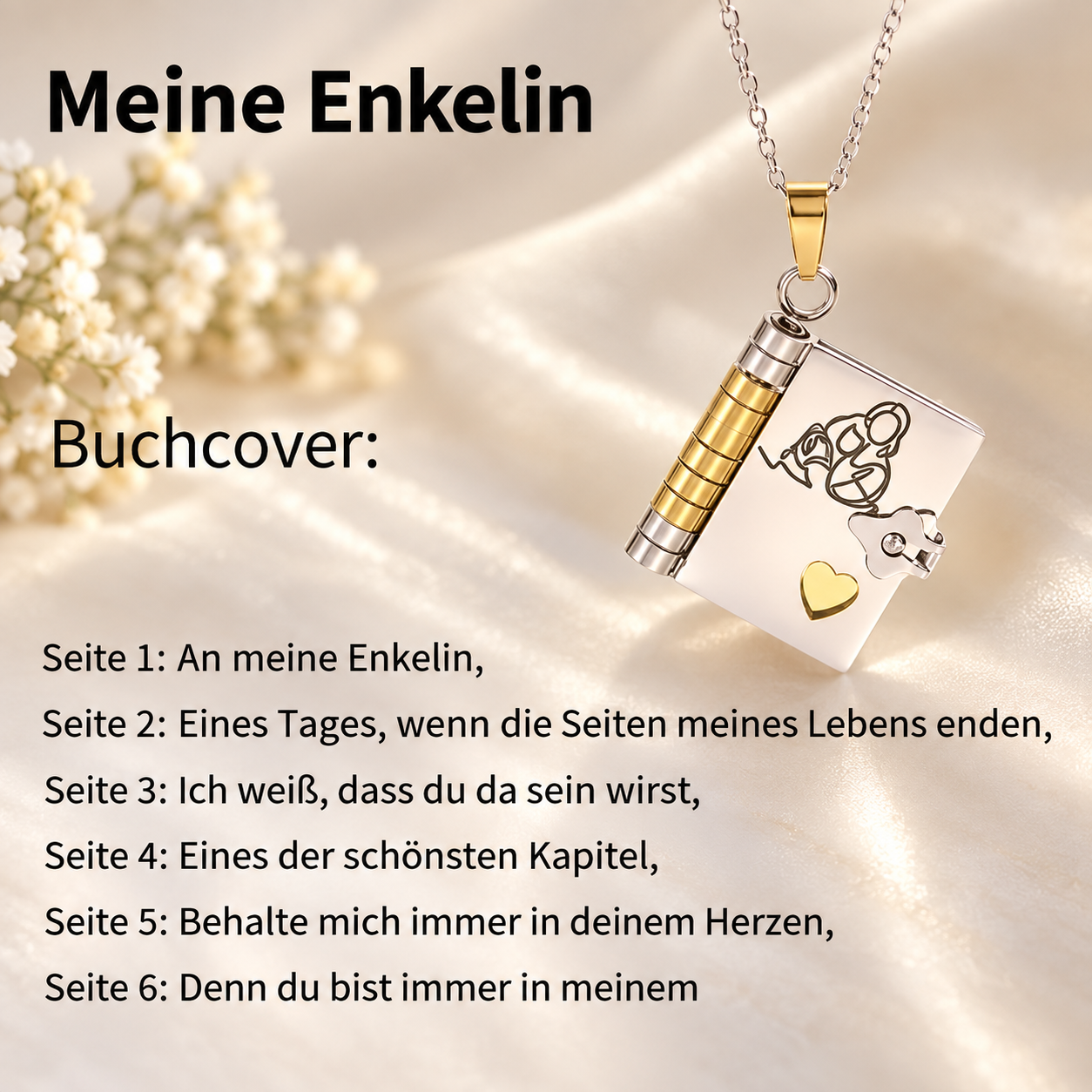 💗Stern-Anhänger 𝐢𝐦 Buchformat 